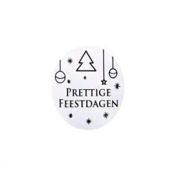 Etiket 'Prettige Feestdagen' 500 stuks
