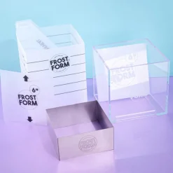 Frost Form Taart Coating Kit Vierkant 15cm