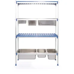 Hendi Aluminium opbergrek voor GN containers