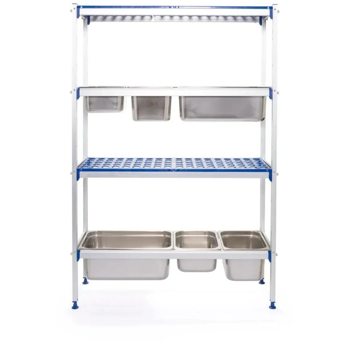 Hendi Aluminium opbergrek voor GN containers