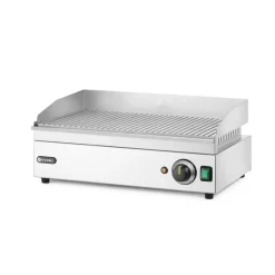 Hendi Bakplaat geribbeld 220V/2400W