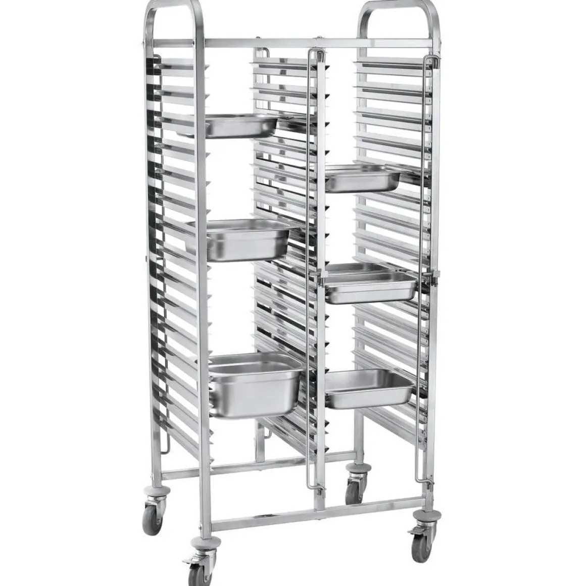 Hendi Dubbele regaalwagen - 30 x GN 1/1 798x610x(H)1710mm