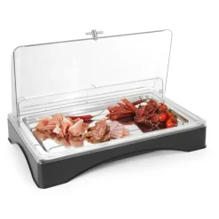 Hendi Gekoeld presentatie display met kap - Gastronorm 1/1