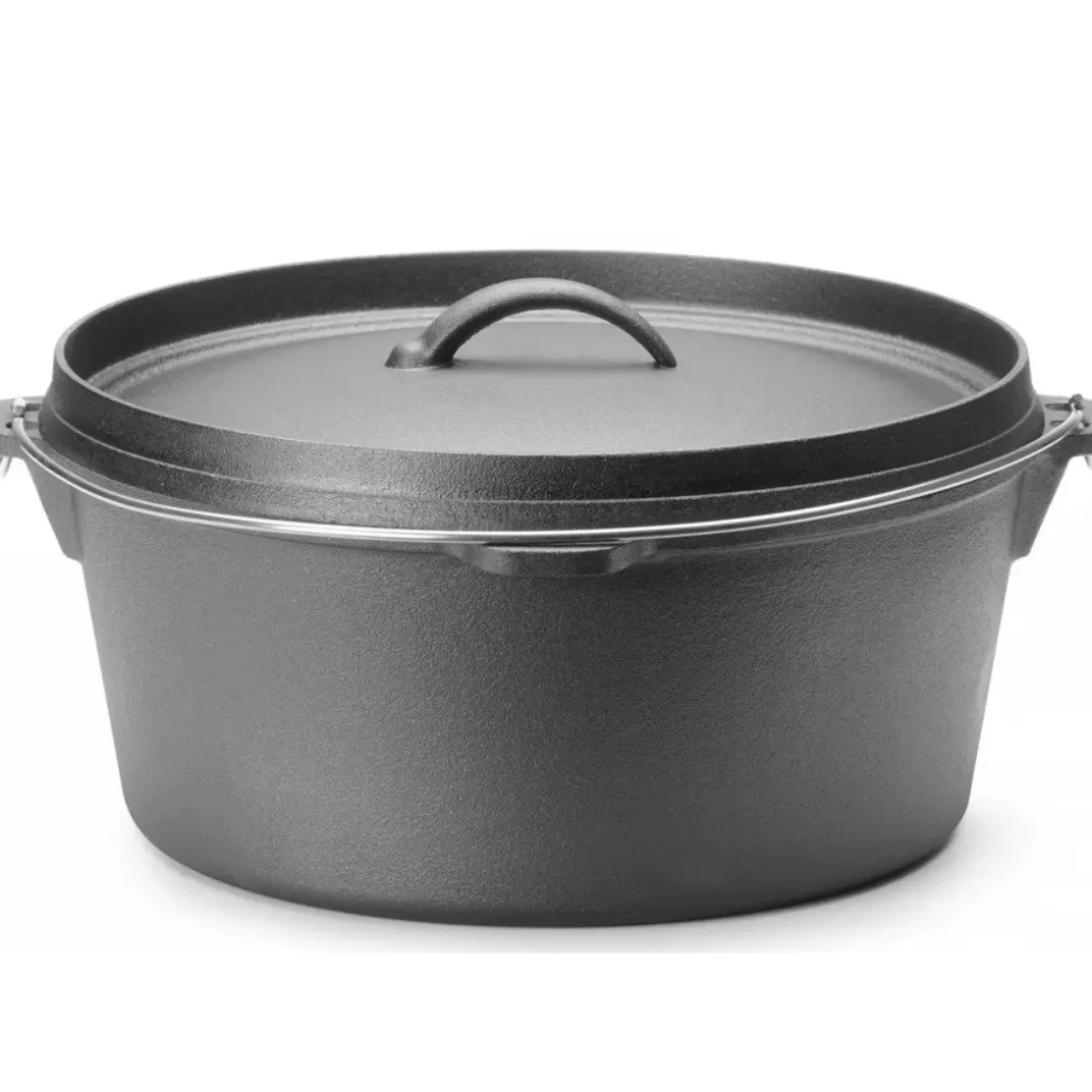 Hendi Gietijzeren Pan met Deksel Ø31cm (7,2L)