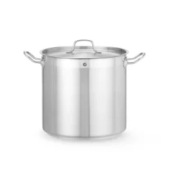 Hendi Kookpan hoog 16L met deksel ⌀280x(H)260