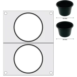 Hendi Traysealer matrix 2x soepcontainer ø115 mm