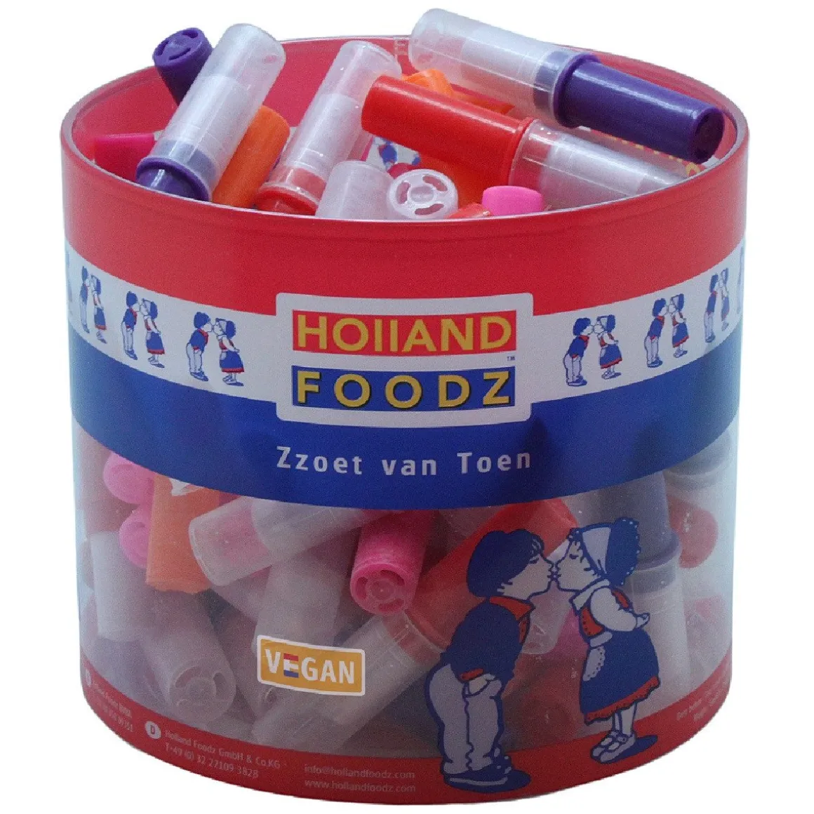 Holland Foodz Snoep Lipstick 60st