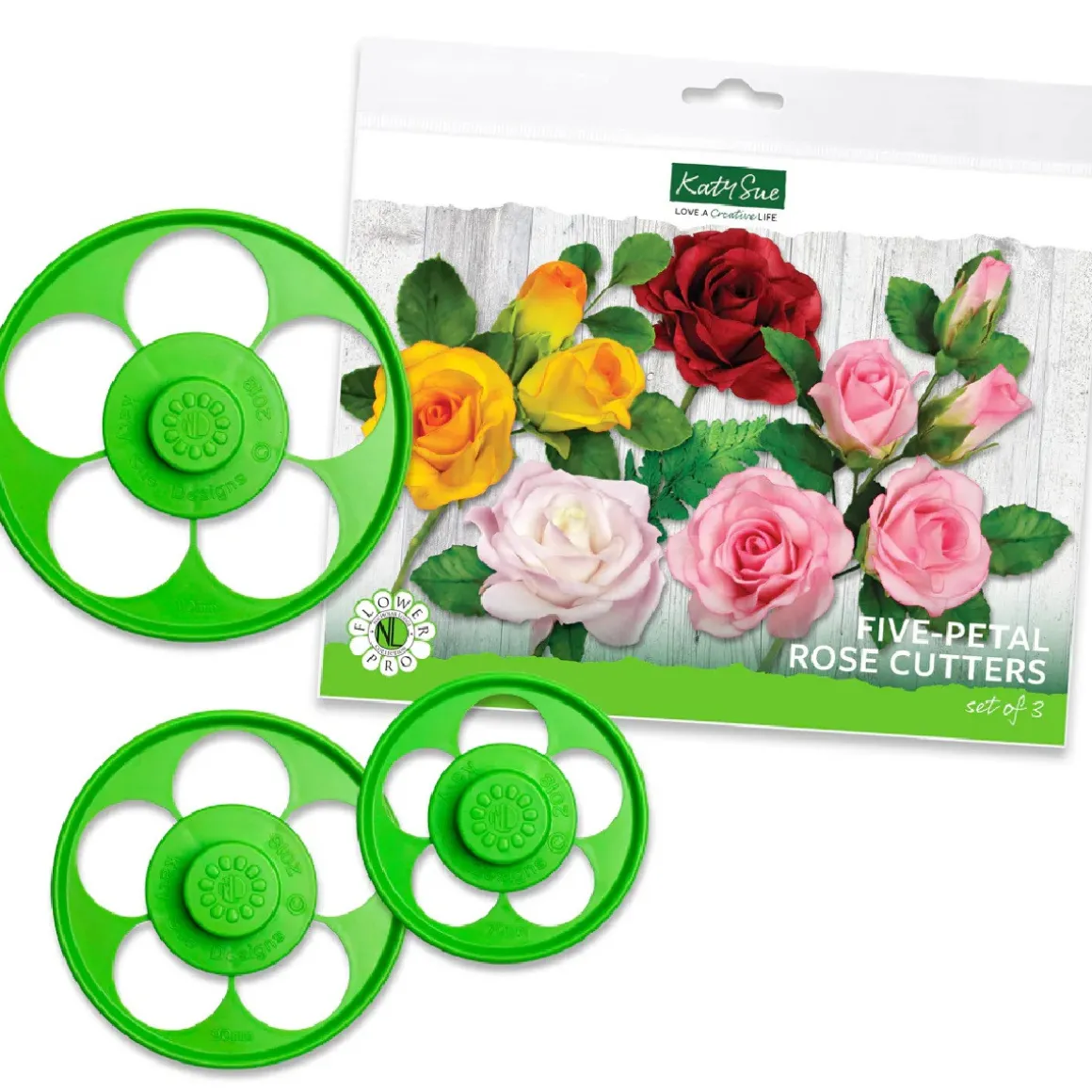 Katy Sue Bloemblad Uitstekers Set/3