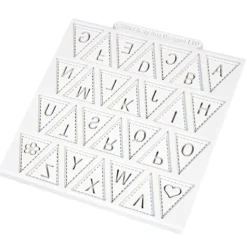 Katy Sue Mold Alfabet Vlaggetjes