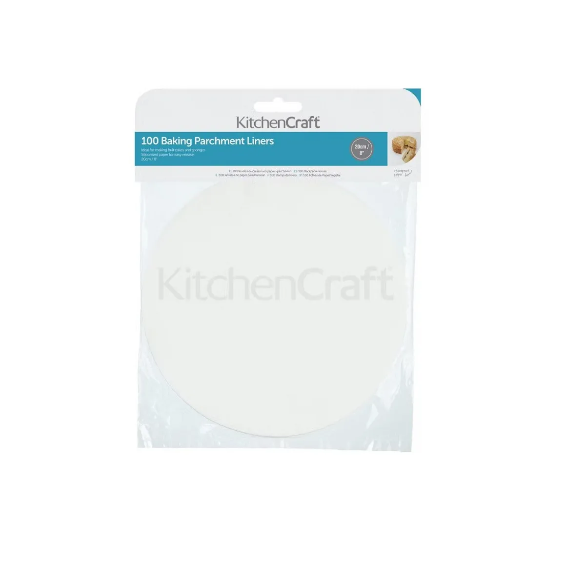 Kitchen Craft Bakpapier Rond Ø20,5cm 100st.
