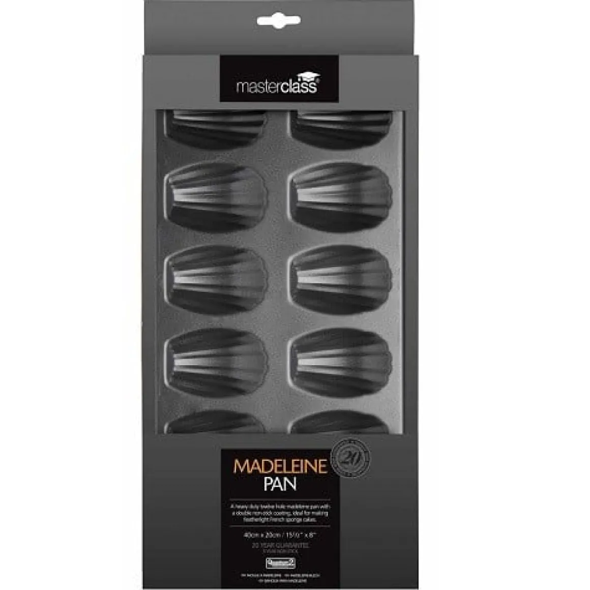 Kitchen Craft Bakvorm Madeleine 40x20cm (12st)