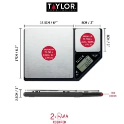 Kitchen Craft Dubbele Precisie Weegschaal 5kg