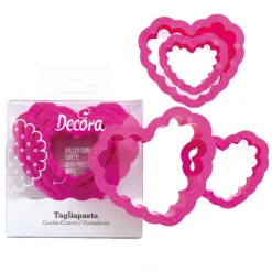 Koekjes Uitsteker Hart Gekarteld Set/4