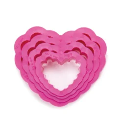 Koekjes Uitsteker Hart Gekarteld Set/4