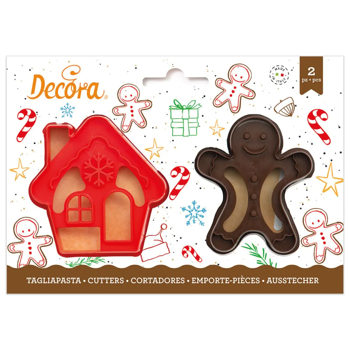 Koekjes Uitstekerset Gingerbread & Huisje