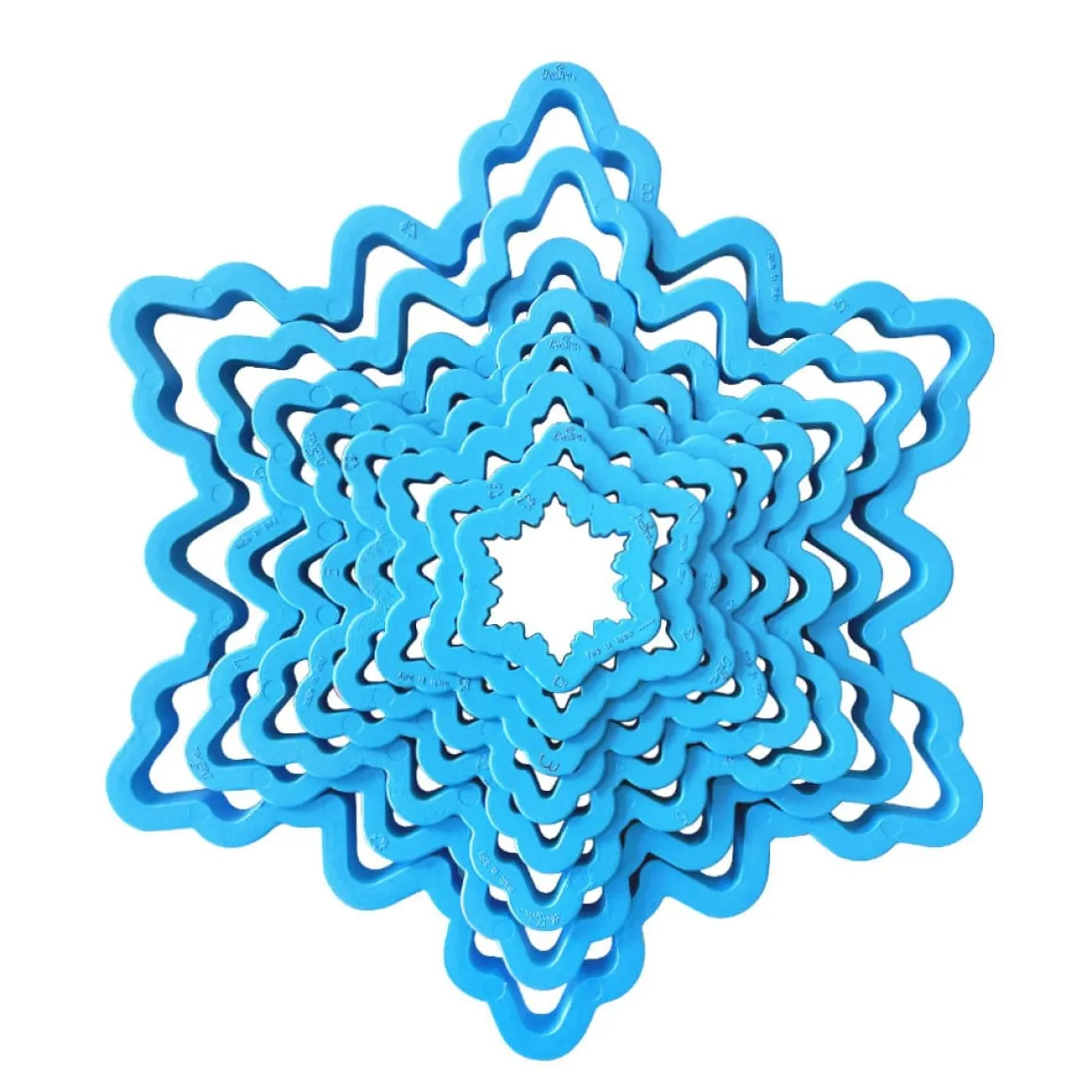 Koekjes Uitstekerset Sneeuwvlokken 8-delig**