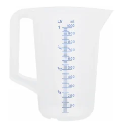 Maatbeker Kunststof, 1 liter