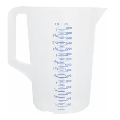 Maatbeker Kunststof, 3 liter