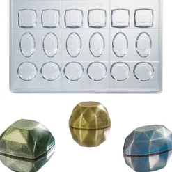 Martellato Bonbonvorm Diamant Vierkant-Ovaal-Rond (18x)