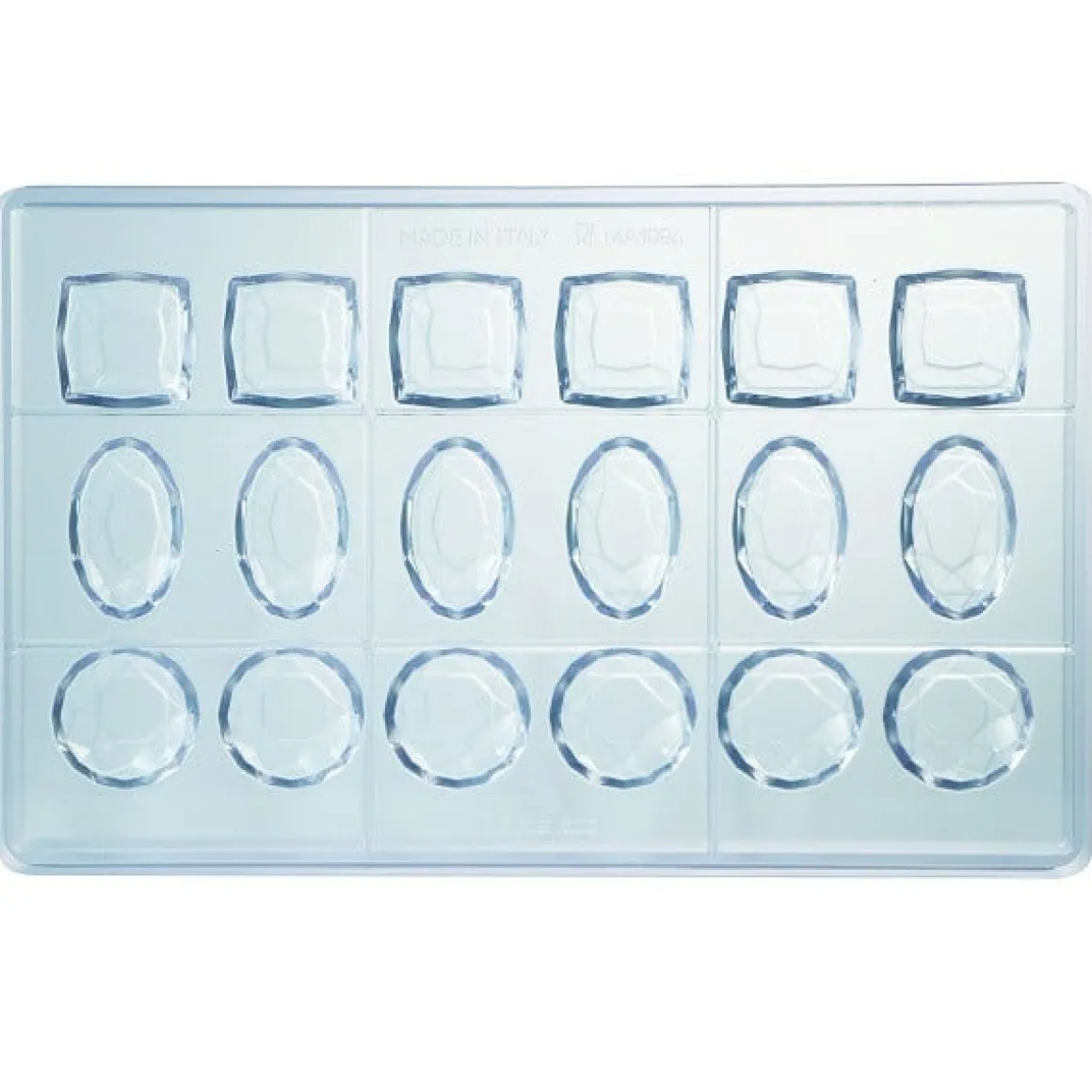 Martellato Bonbonvorm Diamant Vierkant-Ovaal-Rond (18x)