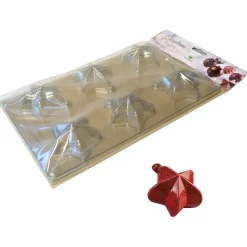 Martellato Chocolade Holvormen Kerst Ster (6x) 62x69mm 2st