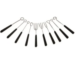 Martellato Doorhaalvorkjes RVS set/10