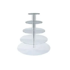Martellato Taartstandaard Plexiglas 5 etages