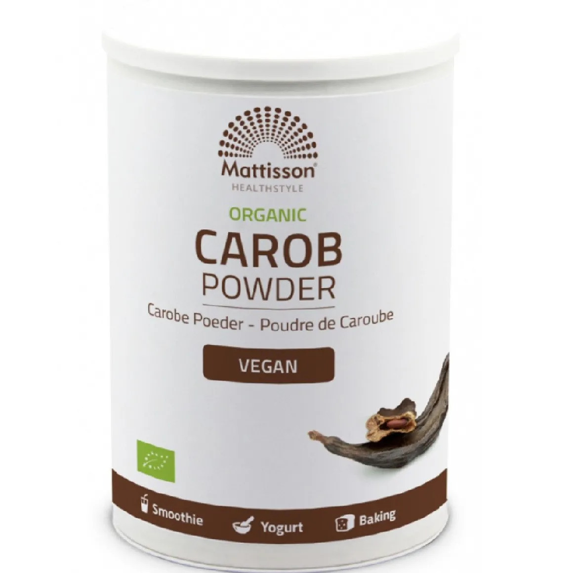 Mattisson Carobe Poeder Biologisch 400g