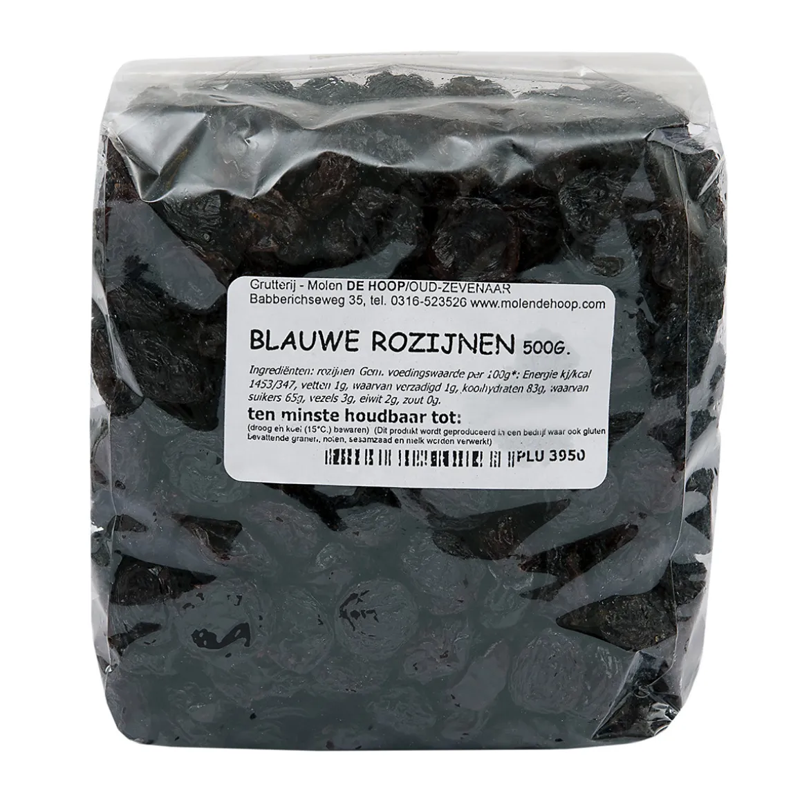 Molen de Hoop Blauwe Rozijnen 500g