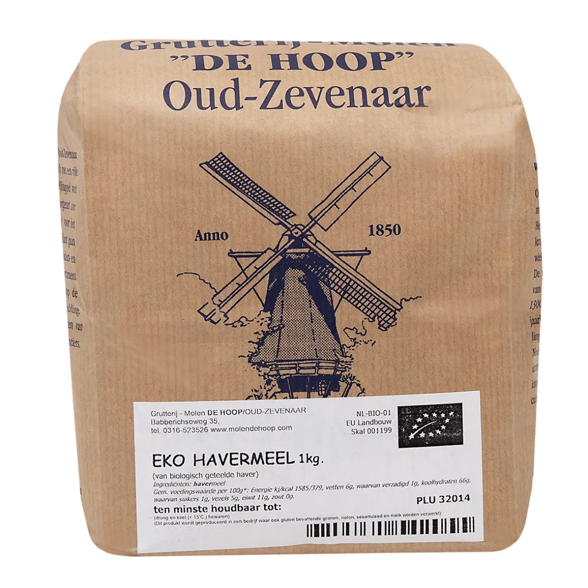 Molen de Hoop EKO Volkoren Havermeel 1kg