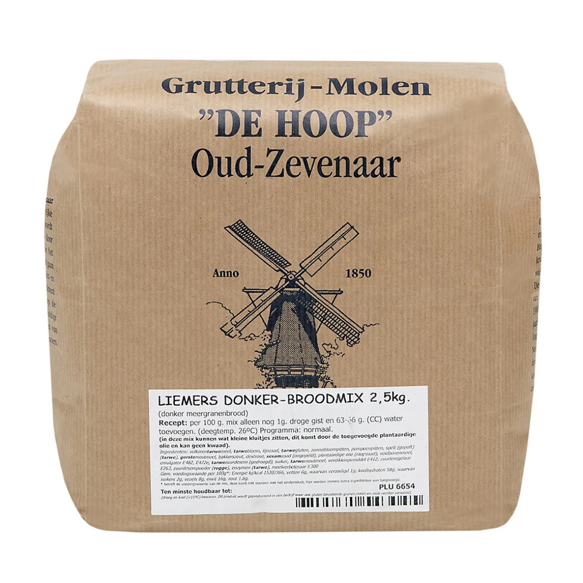 Molen de Hoop Liemers Donker Broodmix 2,5kg