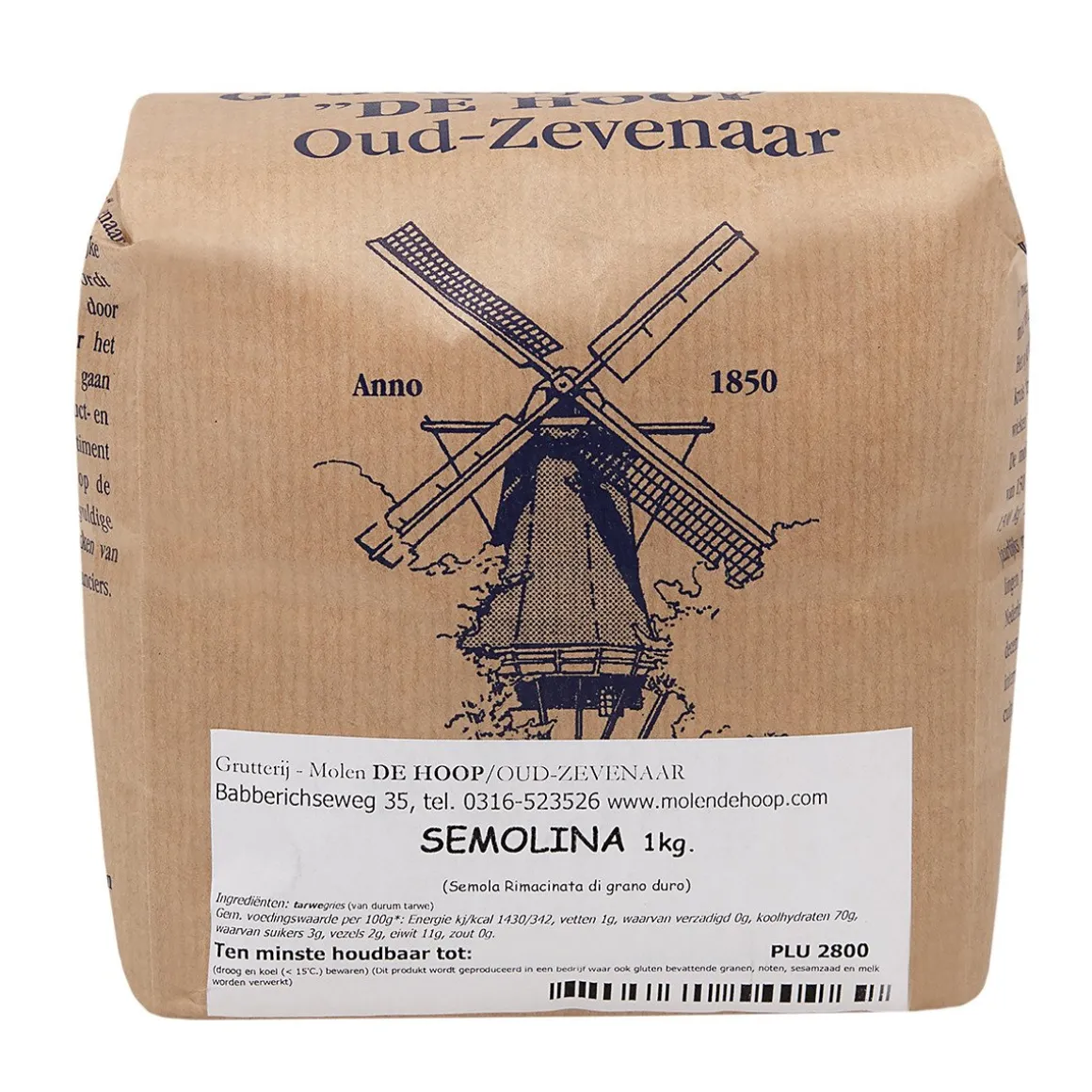 Molen de Hoop Semolina (Pastabloem) 1kg