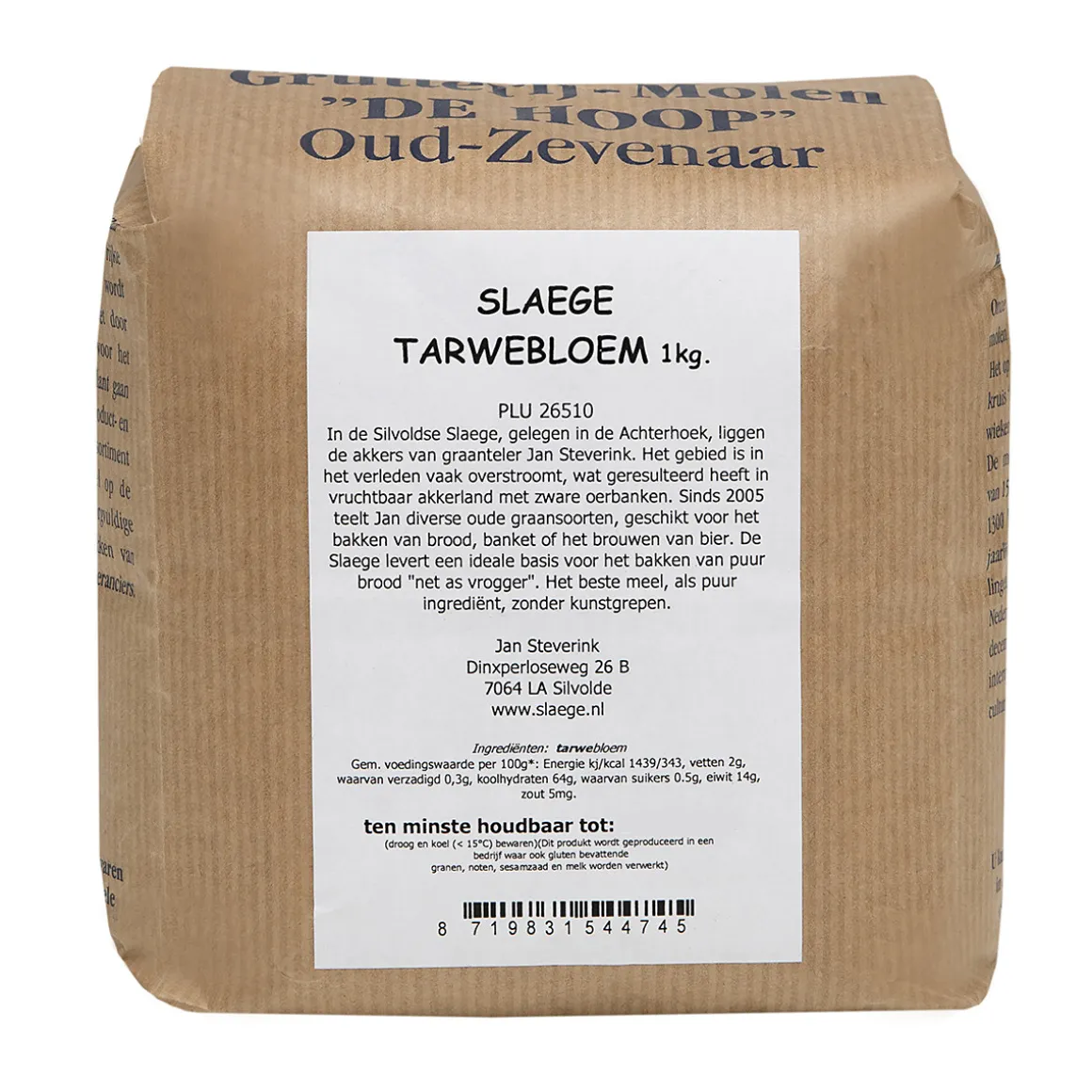 Molen de Hoop Slaege Tarwebloem 1kg