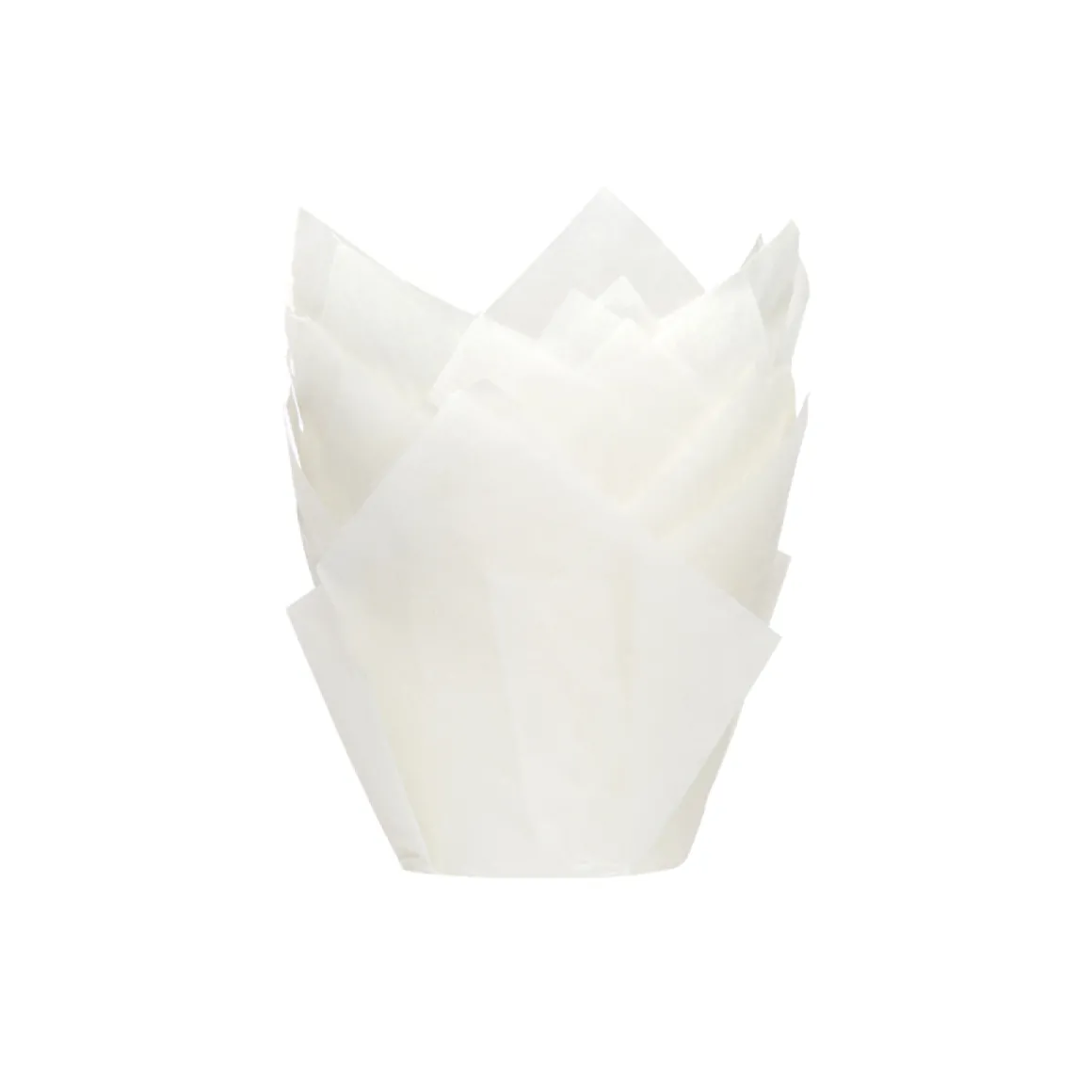 Muffin Cups HoM Tulp Wit 200st.