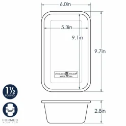 Nordic Ware Broodbakvorm 13x23cm