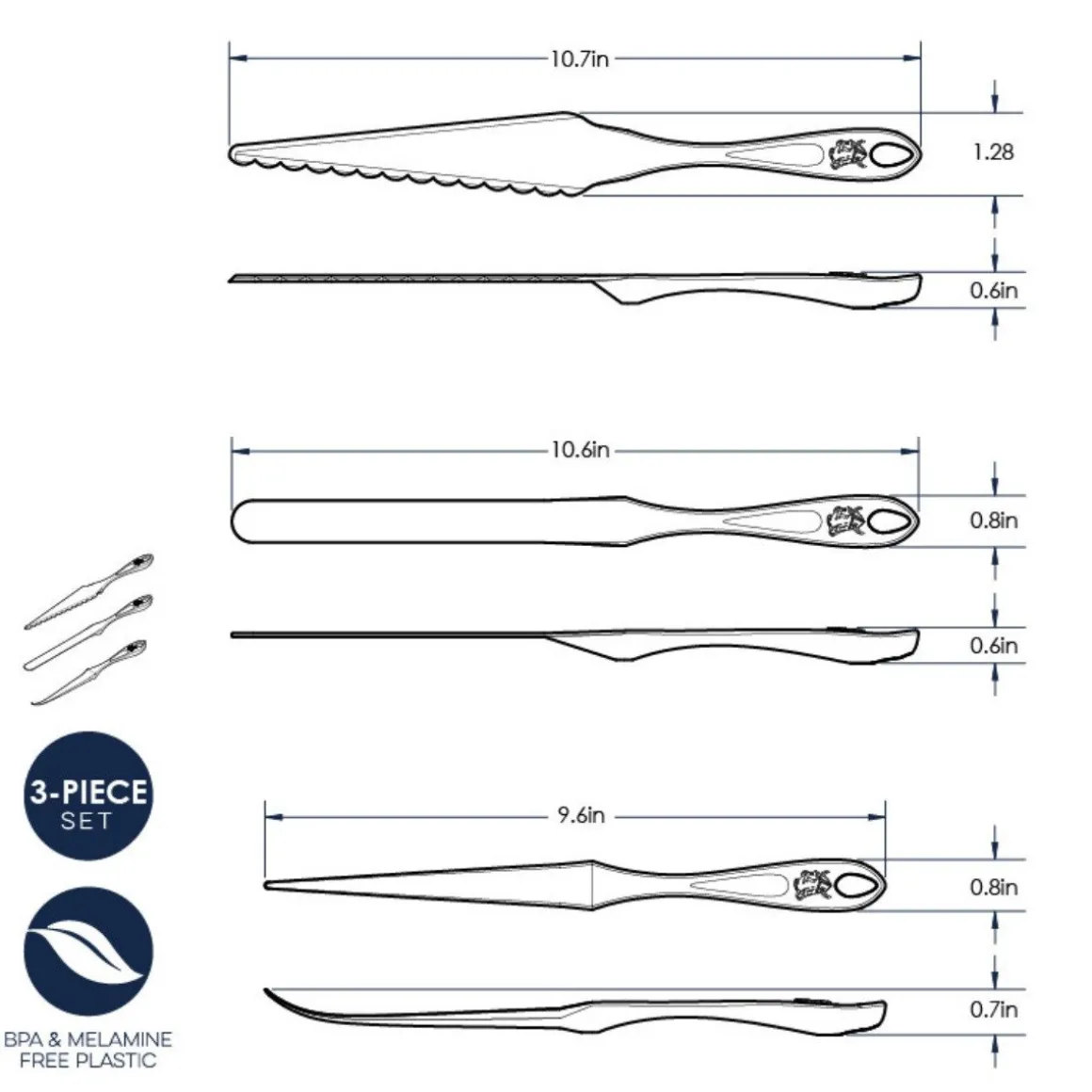 Nordic Ware Finishing Tool Kit 3st