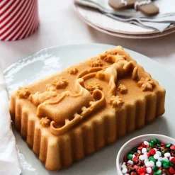 Nordic Ware Kerstman met Slee Bakvorm