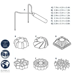Nordic Ware Swedish Rosette & Timbale Set