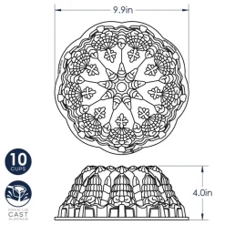 Nordic Ware Very Merry Tulband Bakvorm