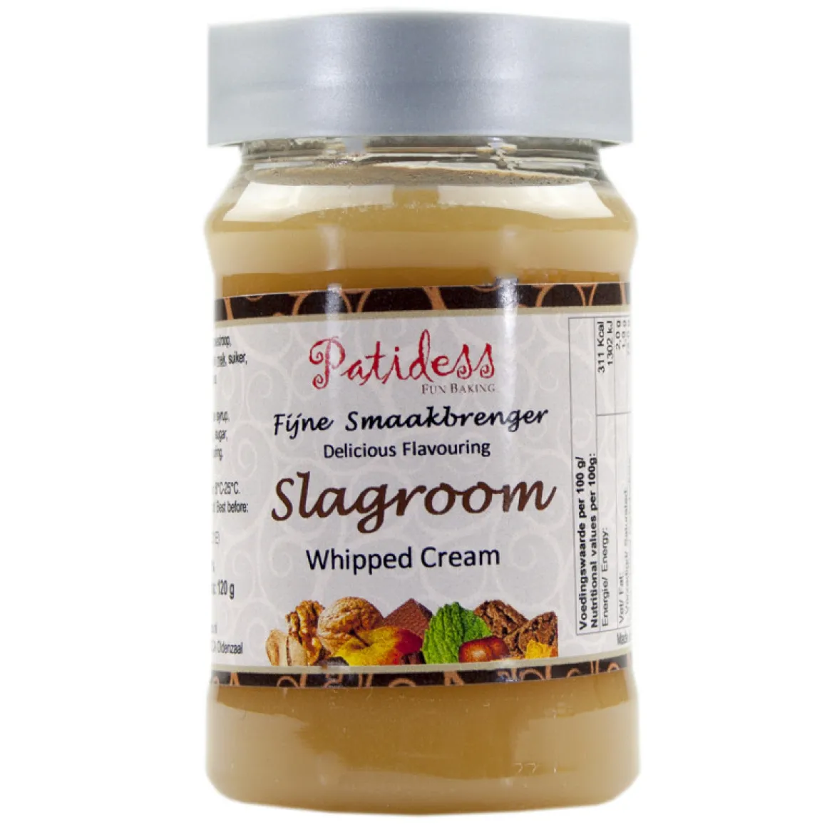 Patidess Smaakpasta Slagroom 120g