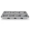 Patisse Mini Broodvorm Silver-Top 8-vaks 34x28cm
