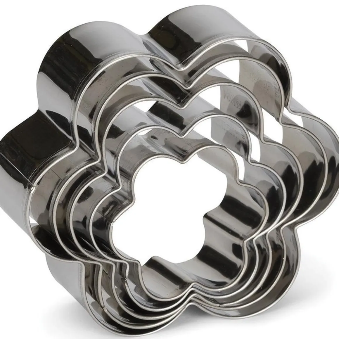 Patisse Uitstekers Bloem RVS 5-delig