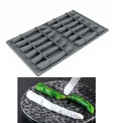 Pavoni Siliconen Vorm Asperge 129x19mm (12) 30x17,5cm