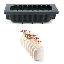 Pavoni Siliconen Vorm Crème 250x84mm