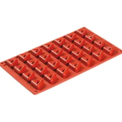 Pavoni Siliconen Vorm Mini Savarin Driehoek (28) Ø30x13mm