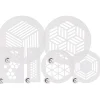 Plate-it Stencil Hexagon Set/6