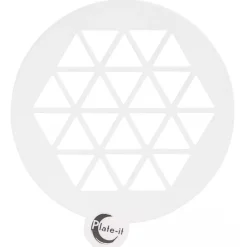 Plate-it Stencil Hexagon Set/6