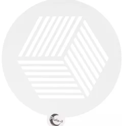 Plate-it Stencil Hexagon Set/6