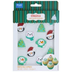 PME Suikerdecoratie Noordpool Express 12st.