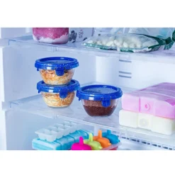 Pyrex Cook & Go Ovenschalen met Deksel Rond 0,2L Set/5